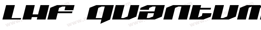 lhf quantum italic字体字体转换